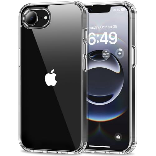 HOOMIL Case for iPhone 16e and iPhone 17e 6.1-Inch, Non-Yellowing, Drop Protection, Anti-Scratch Transparent Hard Back Phone Cover - Crystal Clear - Image 1