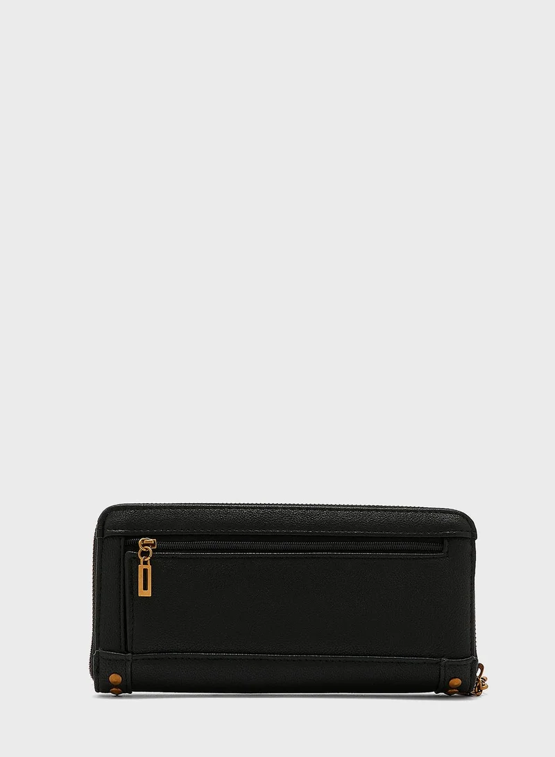 GUESS Studded Logo Clutch