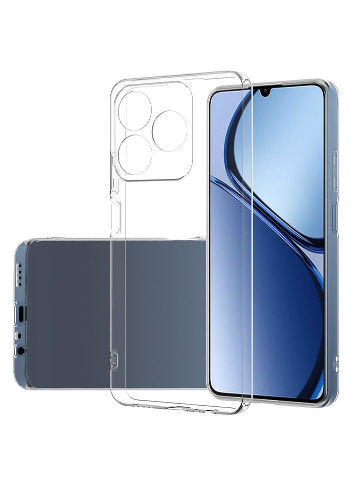 يوك جراب شفاف واقٍ مقاوم للصدمات لهاتف Realme C63/Realme Note 60 4G - Image 1