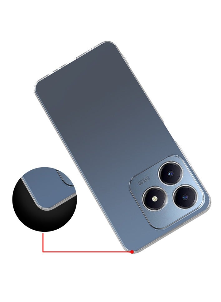 يوك جراب شفاف واقٍ مقاوم للصدمات لهاتف Realme C63/Realme Note 60 4G - Image 2