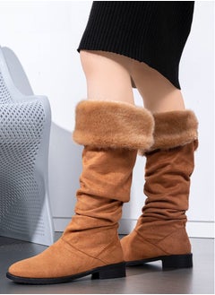 LIFESTYLISH Knee-HighL Matrial Suede - HavanLB-9  - Image 1