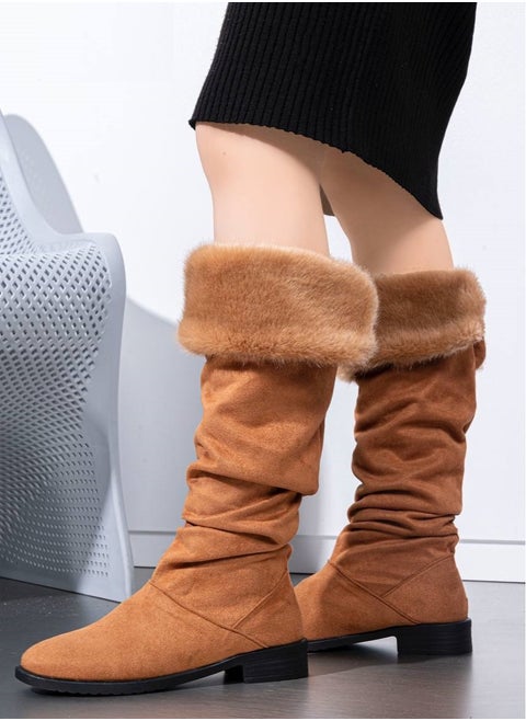 Knee-HighL Matrial Suede - HavanLB-9