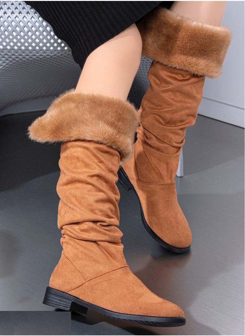 Knee-HighL Matrial Suede - HavanLB-9