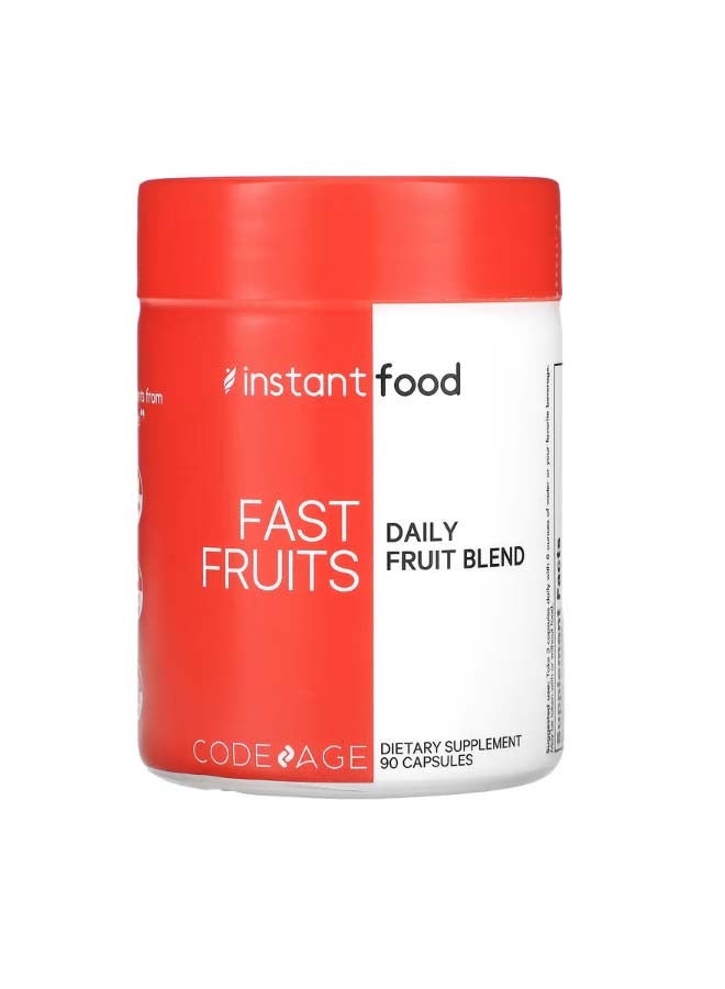 Codeage Instant Food Fast Fruits Daily Fruit Blend 90 Capsules - Image 1