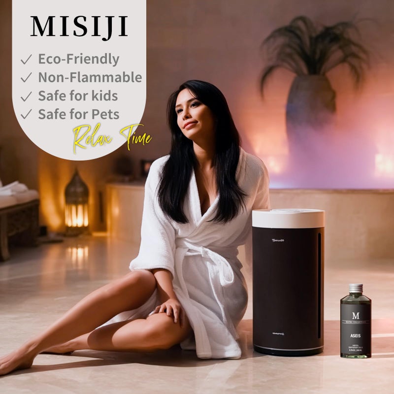 MISIJI Hotel Collection Diffuser Oil- 6.76 Fl Oz/200ML-ASEIS,Luxury Essential Oils for Diffuser Refill & Machines,Bigger Bottle, Bolder Aroma, Longer Lasting - Image 3