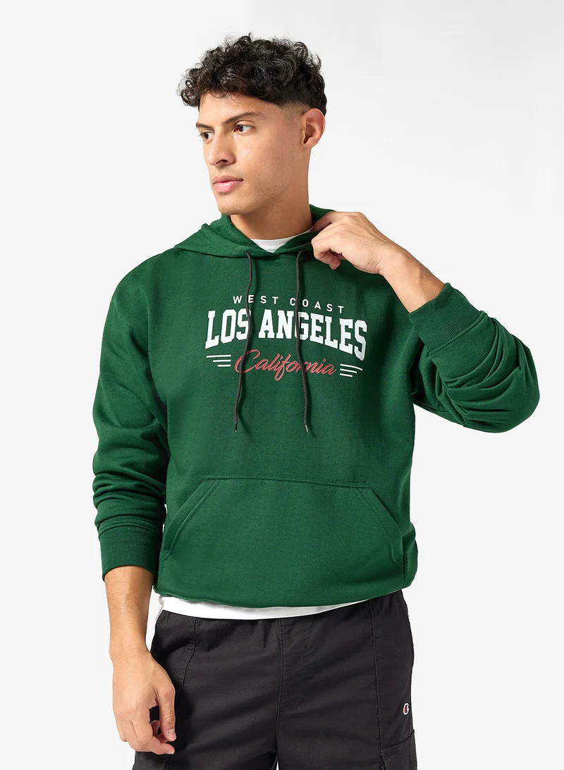 Graphic Print Hoodie