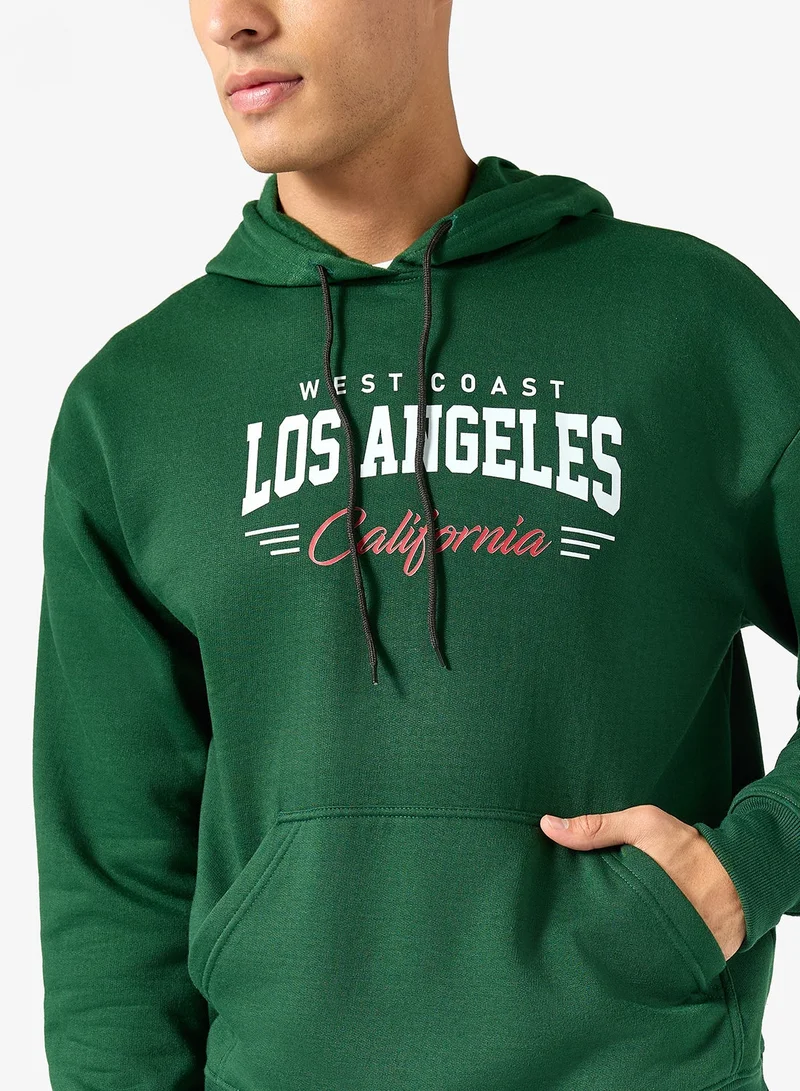 Seventy Five  Graphic Print Hoodie for Men | Best Price UAE