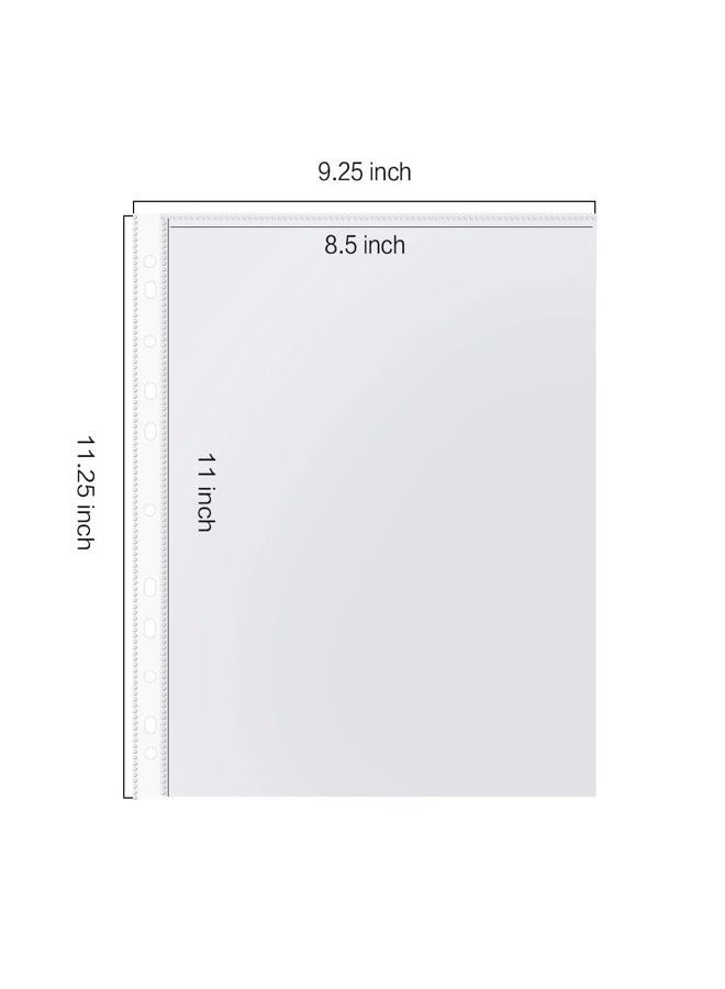 PANDRI Sheet Protectors, Clear Heavy Duty Plastic Page Protectors Shee (SheetProtectors-1000Pack) - Image 2