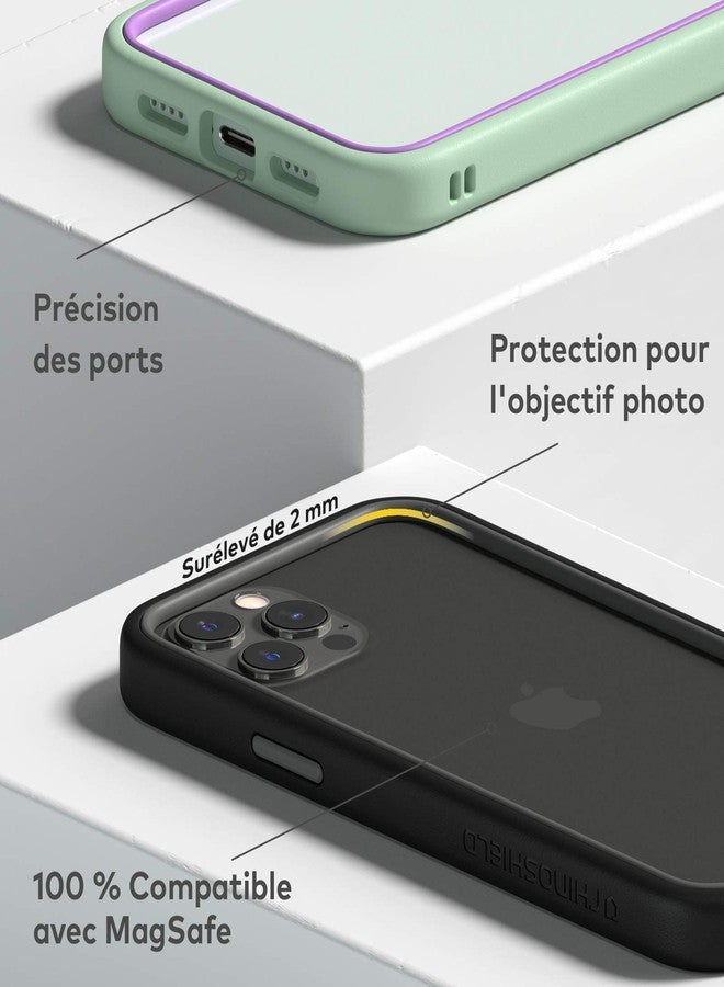 RhinoShield Bumper Case Compatible with [iPhone 12 Pro Max] | CrashGuard NX - Shock Absorbent Slim Design Protective Cover 3.5M / 11ft Drop Protection - Black - Image 5