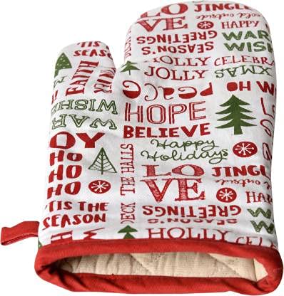 CRAZYWEAVES Oven Gloves for Heat Proof Baking Gloves for Micro Oven Mitten Set Micro Oven Mitten Set Pack of 2 heatproof Glove for Oven - Image 2