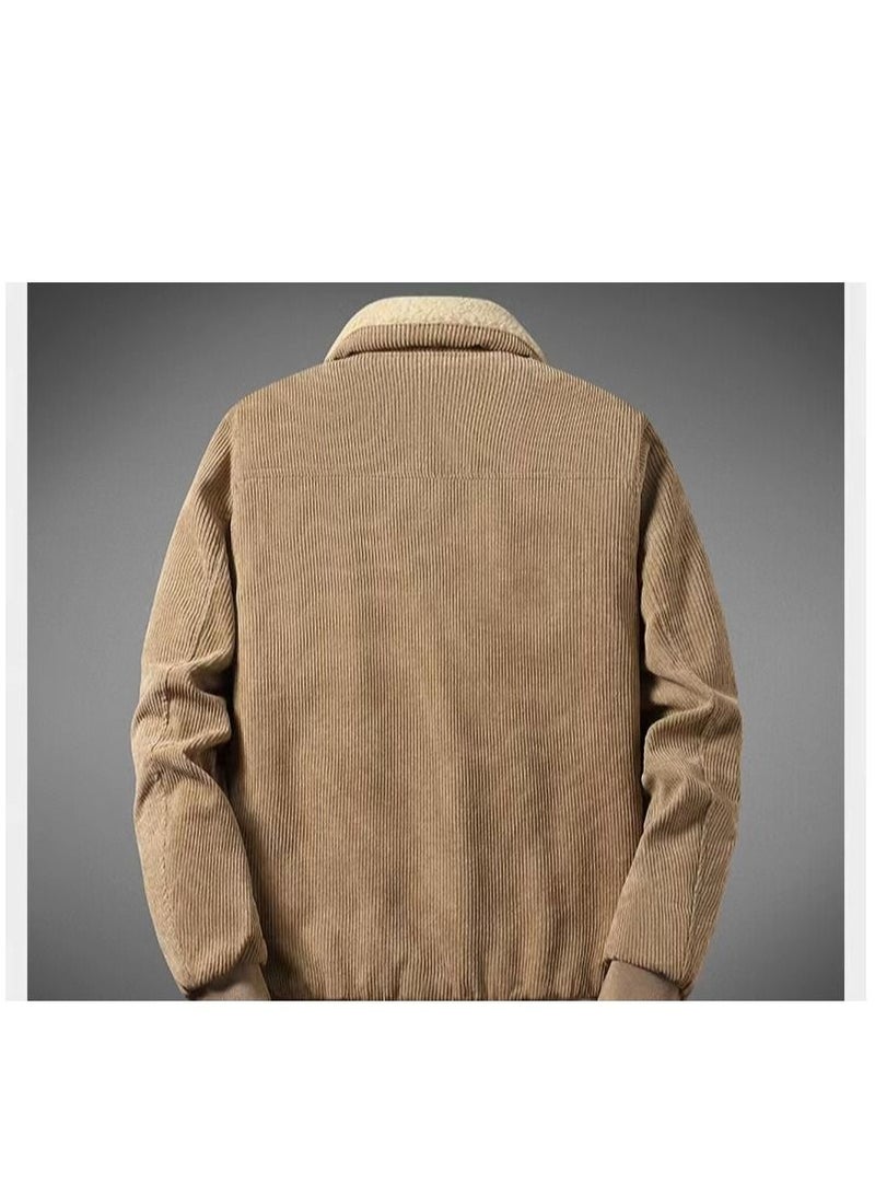 Loquat New fall/Winter Corduroy Jacket - Image 2