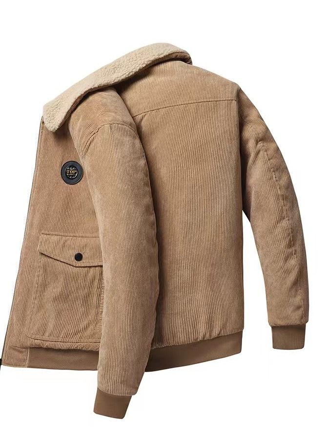 Loquat New fall/Winter Corduroy Jacket - Image 1