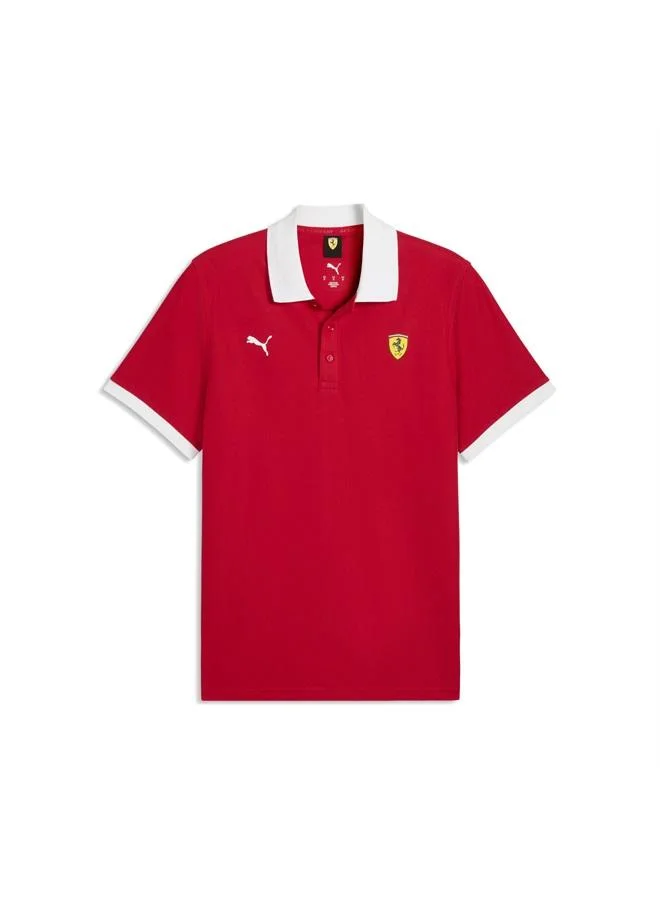 Puma Rosso Corsa Scuderia Ferrari Pique Polo Men for Men | Best Price UAE
