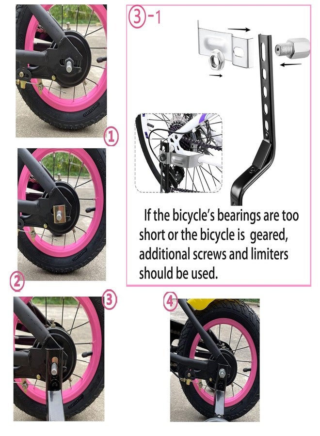 YTKD Axle Extenders for traiing Wheels,Stabiliser Extension Bolts for 12,14,16,18,20,22,24inch Kids Bike/Mountain Bike - Image 5