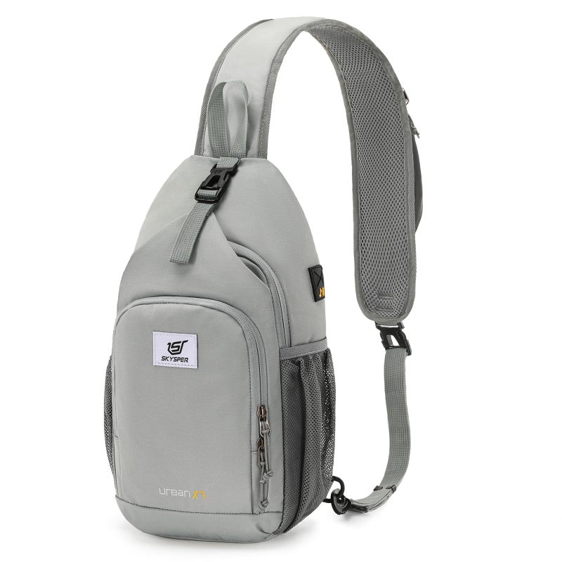 SKYSPER Sling Bag RFID Crossbody Sling Backpack Cross Body Shoulder Bag Travel Hiking Daypack for Women Men(Sagegreen) - Image 1