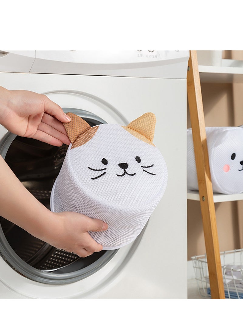Generic 4pcs Laundry Bag Underwear Bra Wash Bag Embroidered Cartoon Underwear Home Thickened  - Image 3