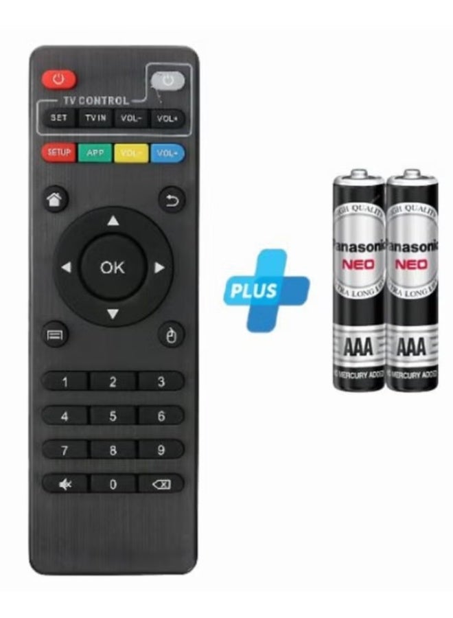 Android TV Box Remote Control with AAA Batteries, Compatible With Kings MK Pro etc | WIDGETS MATRIX - Image 1