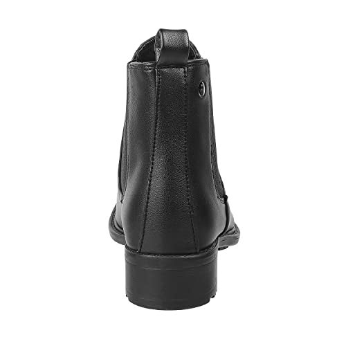 Mochi Women Black Leather Ankle Boot UK/6 EU/39 (31-88) - Image 4
