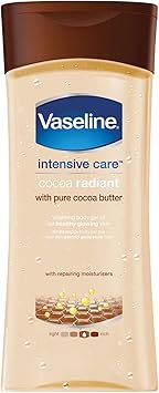 Vaseline Cocoa Bundle Set Contains Vaseline Cocoa Radiant Body Lotion 400ml Vaseline Cocoa Radiant Body Gel Oil 200ml and 6 Tins of Vaseline Lip Therapy With Cocoa Butter Petroleum Jelly 20g - Image 4