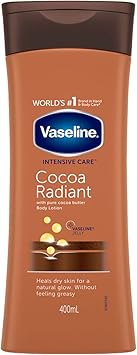 Vaseline Cocoa Bundle Set Contains Vaseline Cocoa Radiant Body Lotion 400ml Vaseline Cocoa Radiant Body Gel Oil 200ml and 6 Tins of Vaseline Lip Therapy With Cocoa Butter Petroleum Jelly 20g - Image 2