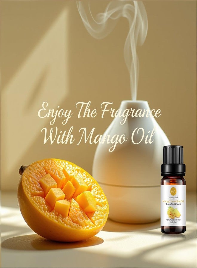 Rainbow Abby Mango Essential Oil, 100% Pure Organic Natural Aromatherapy Mango Oil for Diffuser, Massage, Yoga, Meditation, Bath, Skin Care (10ml) - Image 3