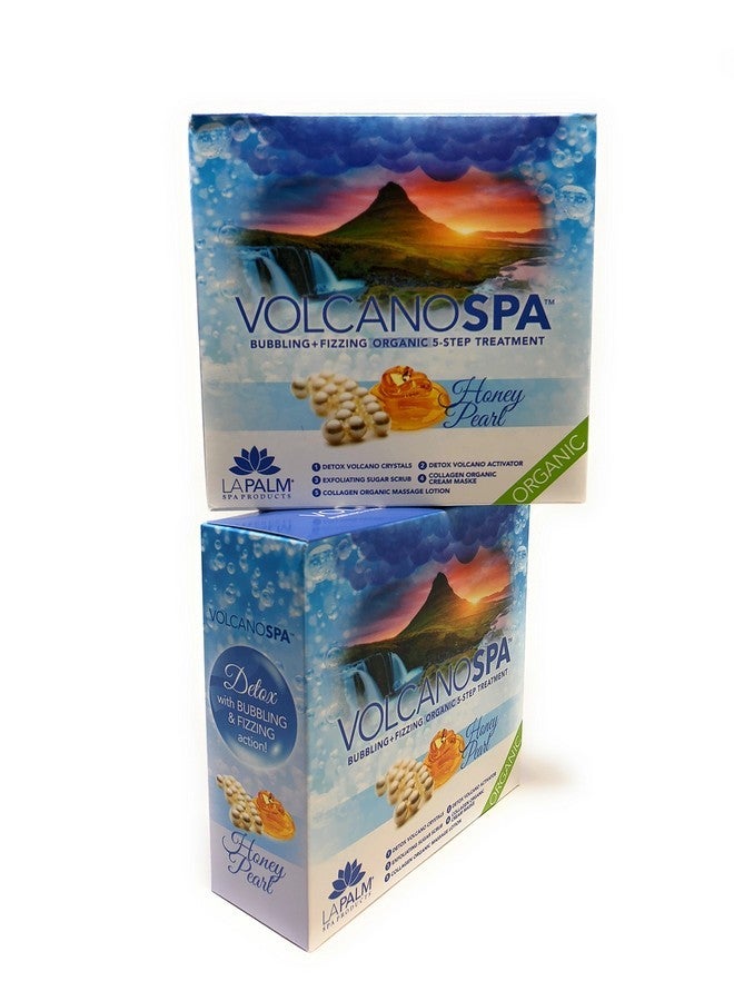KSIDUT Spa Bubbling + Fizzing Organic 5-Step Treatment - Honey Pearl (2 Packs).  - Image 1