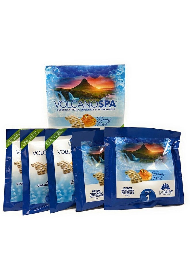 KSIDUT Spa Bubbling + Fizzing Organic 5-Step Treatment - Honey Pearl (2 Packs).  - Image 3