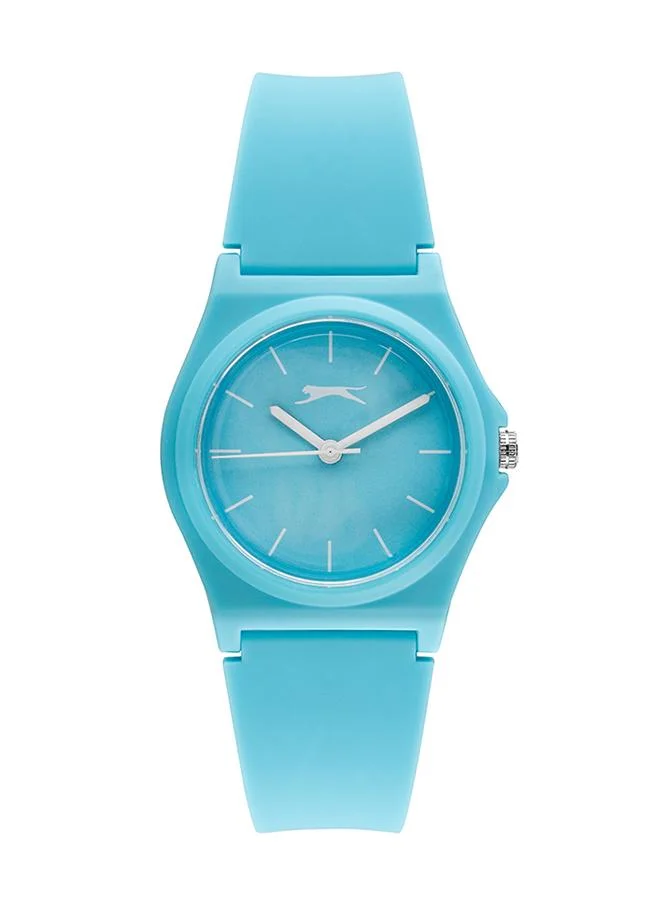 Slazenger Slazenger Unisex Quartz Movement Watch, Analog Display and Silicone Strap - SL.9.6571.3.06, Blue