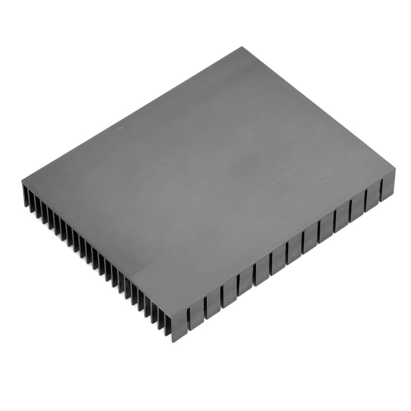 Black Anodized Aluminum Heatsink 150x120x20mm High Performance CPU Cooler Radiator for PCB Amplifier - Image 4