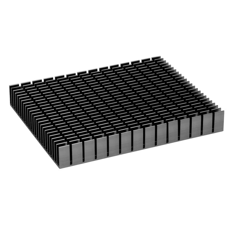 Black Anodized Aluminum Heatsink 150x120x20mm High Performance CPU Cooler Radiator for PCB Amplifier - Image 3