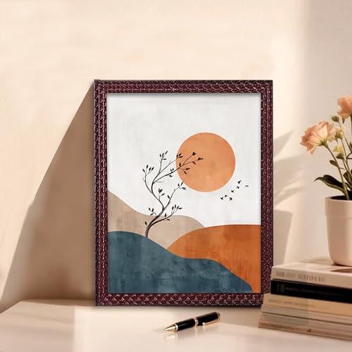 Rousrie Framed Art Painting For Home, Living Room, Hall | Traditional Paintings With Frame For Home Decor (Floral D4) - Image 5