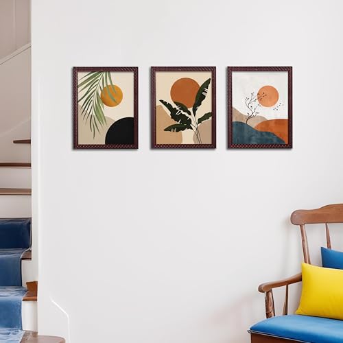 Rousrie Framed Art Painting For Home, Living Room, Hall | Traditional Paintings With Frame For Home Decor (Floral D4) - Image 3
