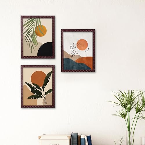 Rousrie Framed Art Painting For Home, Living Room, Hall | Traditional Paintings With Frame For Home Decor (Floral D4) - Image 4