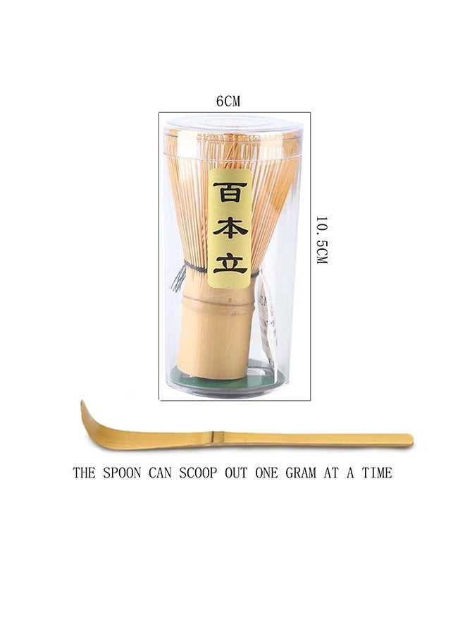 No branded Natural matcha brush, matcha green tea powder, reusable powder mixer - Image 1