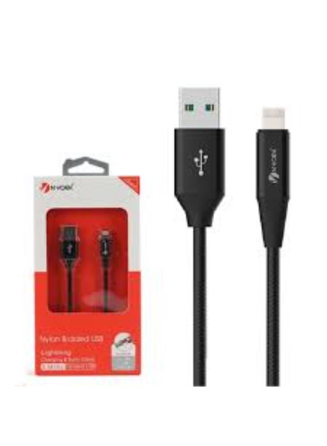 USB-A TO LIGHTNING CABLE NYORK UC847 2MTR