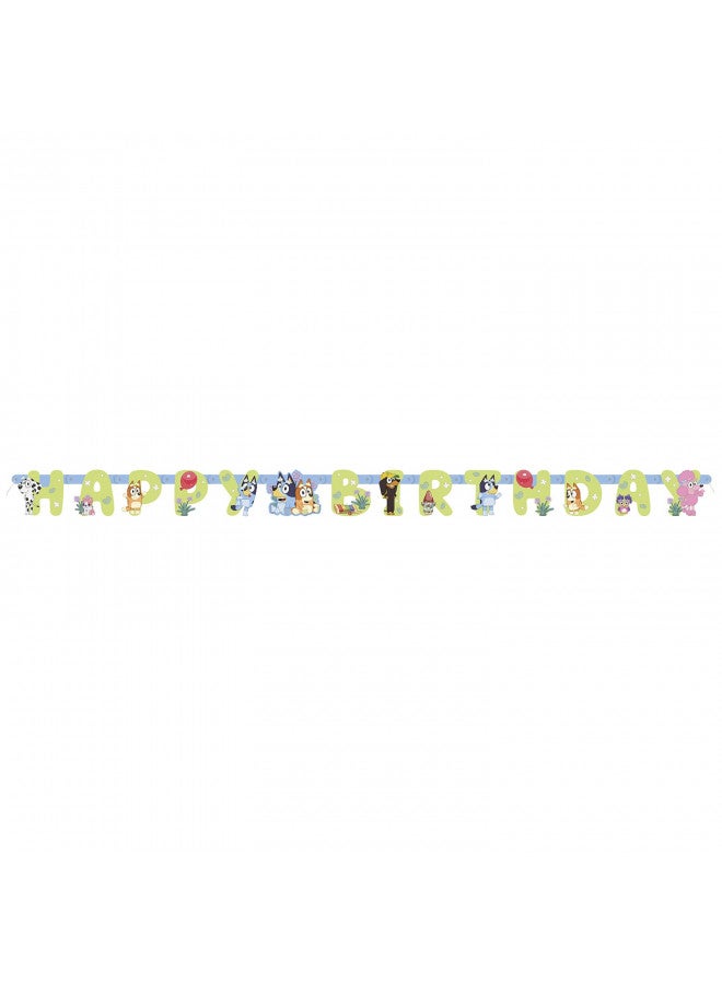 Unique Multicolor Paper Jointed Banner (Pack of 1) - 6 ft. - Adorable Bluey Design, Perfect Decoration For Birthday Parties, Themed Events, & Celebrations - Image 2