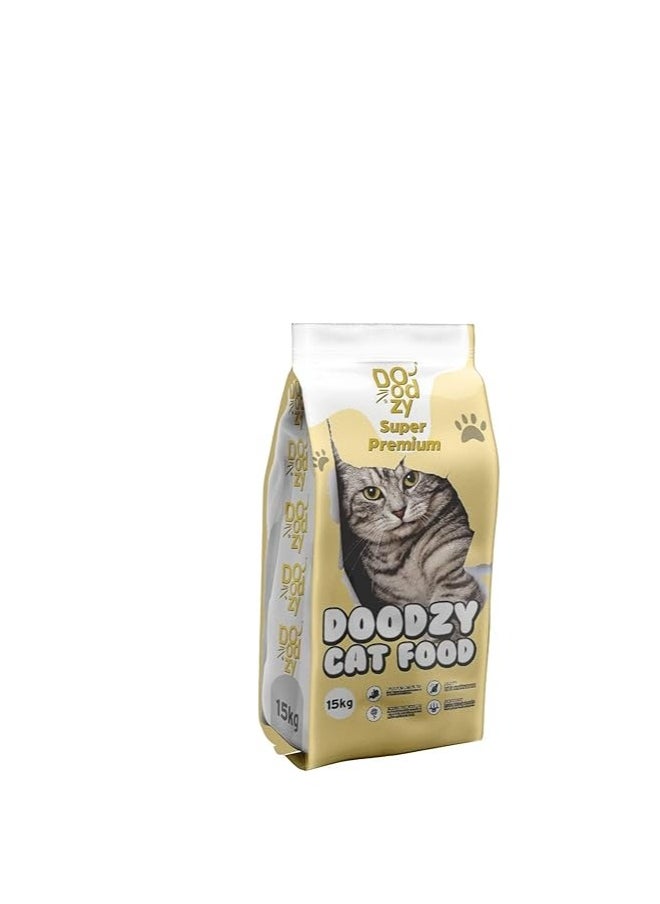 Doodzy - DOODZY DRY FOOD FOR CAT SUPER PREMIUM  15 kg - Image 1