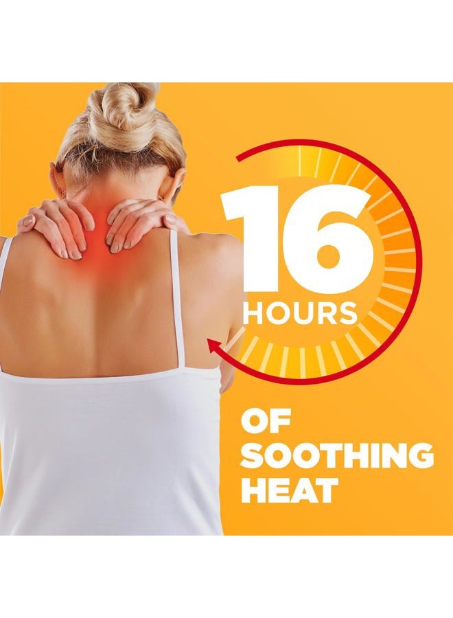ThermaCare Adhesvie Heat Wraps, Portable Neck & Shoulder Heating Pads & Pain Relief Patches for Sore and Stiff Muscles, HSA/FSA Eligible & Approved, (Large, 11) - Image 3