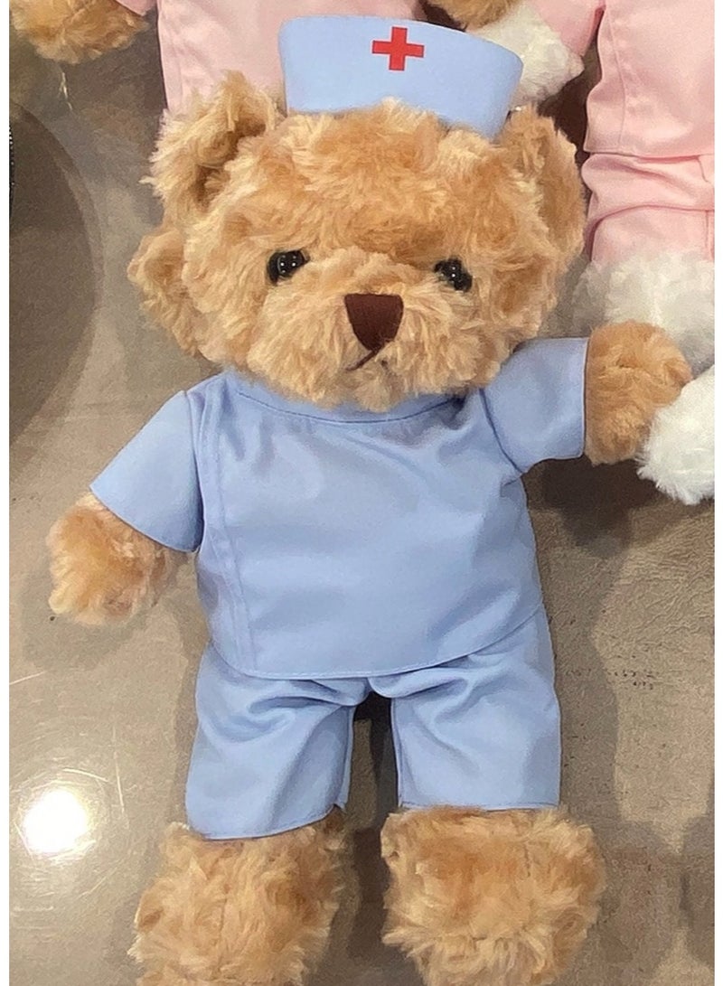 Personalized nurse teddy bear plush toy, suitable as a birthday gift or graduation ceremony gift (30 cm) - Image 2