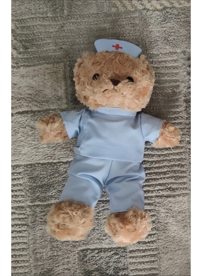 Personalized nurse teddy bear plush toy, suitable as a birthday gift or graduation ceremony gift (30 cm) - Image 3