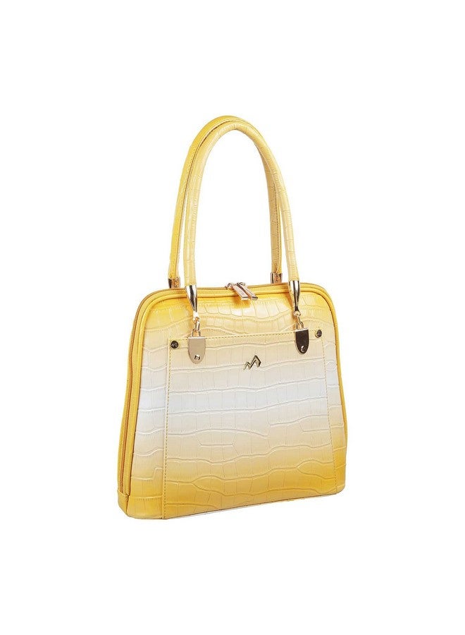 Metro Women Yellow Shoulder Bag (66-7612) - Image 5