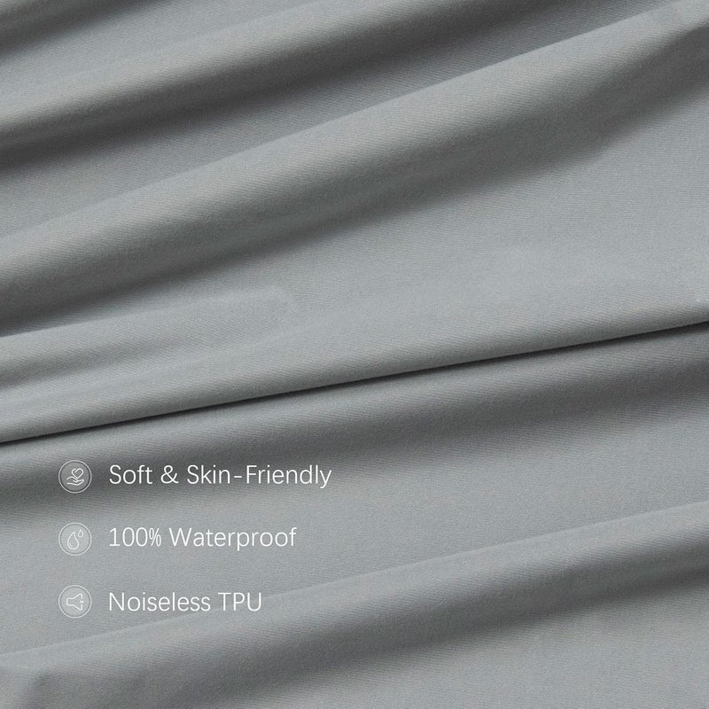 Biloban Mini Crib Sheets Fitted Waterproof 38'' x 24'', 2 Pack Mini Crib Mattress Protector Cover Fits for Dream on Me/Newton Mini Crib Mattress, Portable Mini Crib Sheet for Baby Boys & Girl - Image 2