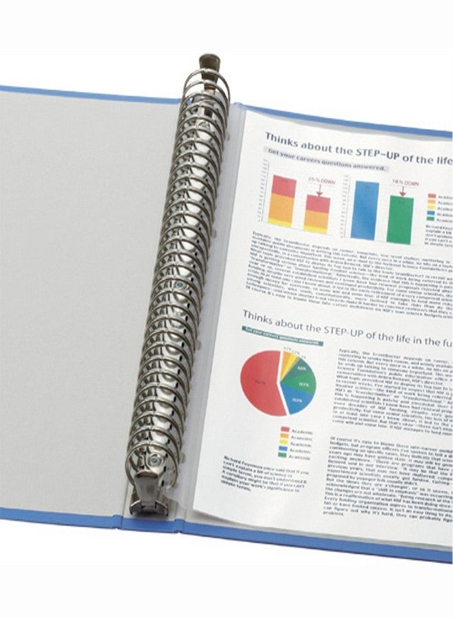 King Jim Ring Binder BF 668BF A4S Blue - Image 5