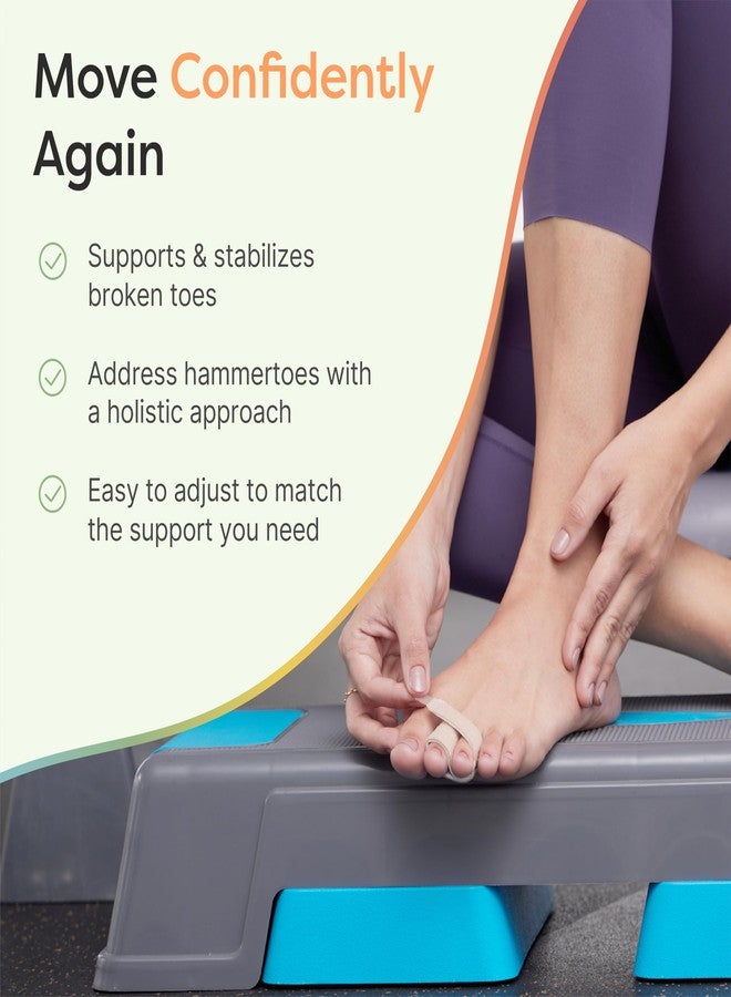 ZenToes Broken Toe Brace or Splint - Pack of 4 - Image 2
