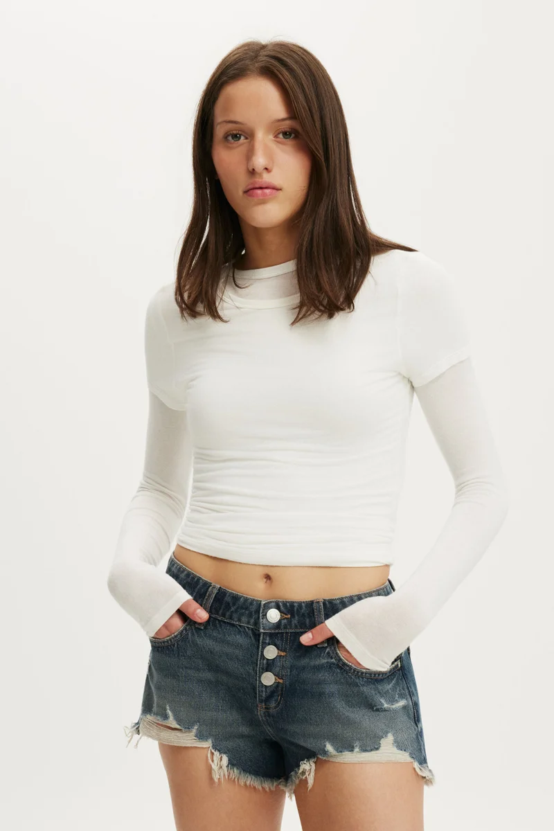 Cotton On  Saturday Denim Short for Women | Best Price UAE