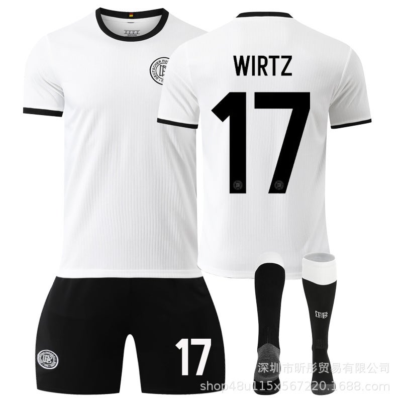 2025 German 125Th Anniversary Special Edition Jersey Retro Commemorative Edition Jersey Muller Havertz Short Sleeve Suit - Image 4