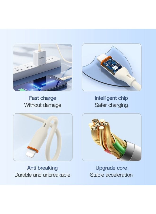Totu TOTU CB-6-T 25W USB to USB-C / Type-C Silicone Data Cable, Length: 1m(Black)  - Image 3