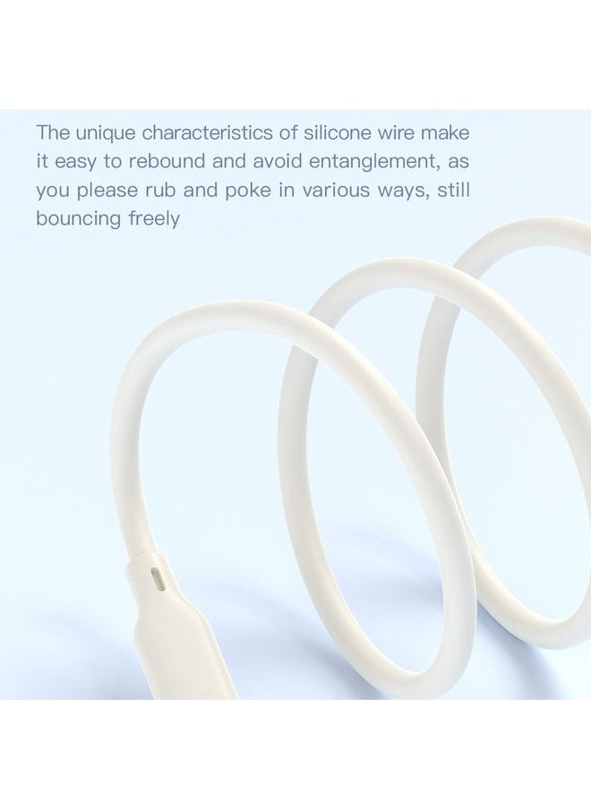 Totu TOTU CB-6-T 25W USB to USB-C / Type-C Silicone Data Cable, Length: 1m(Black)  - Image 5