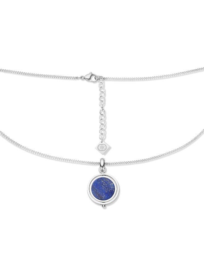 CERRUTI 1881 Medalion Blue Lapis Lazuli Necklace - Image 4