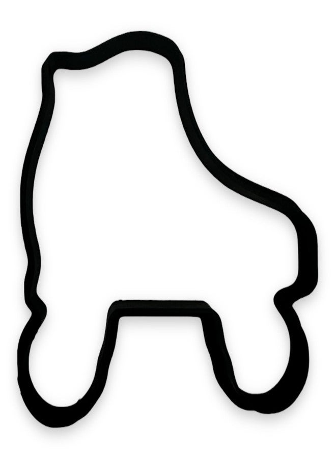 Bundle of Fun Roller Skates Cookie Cutter with Easy Push Design (4 inch) - Image 1